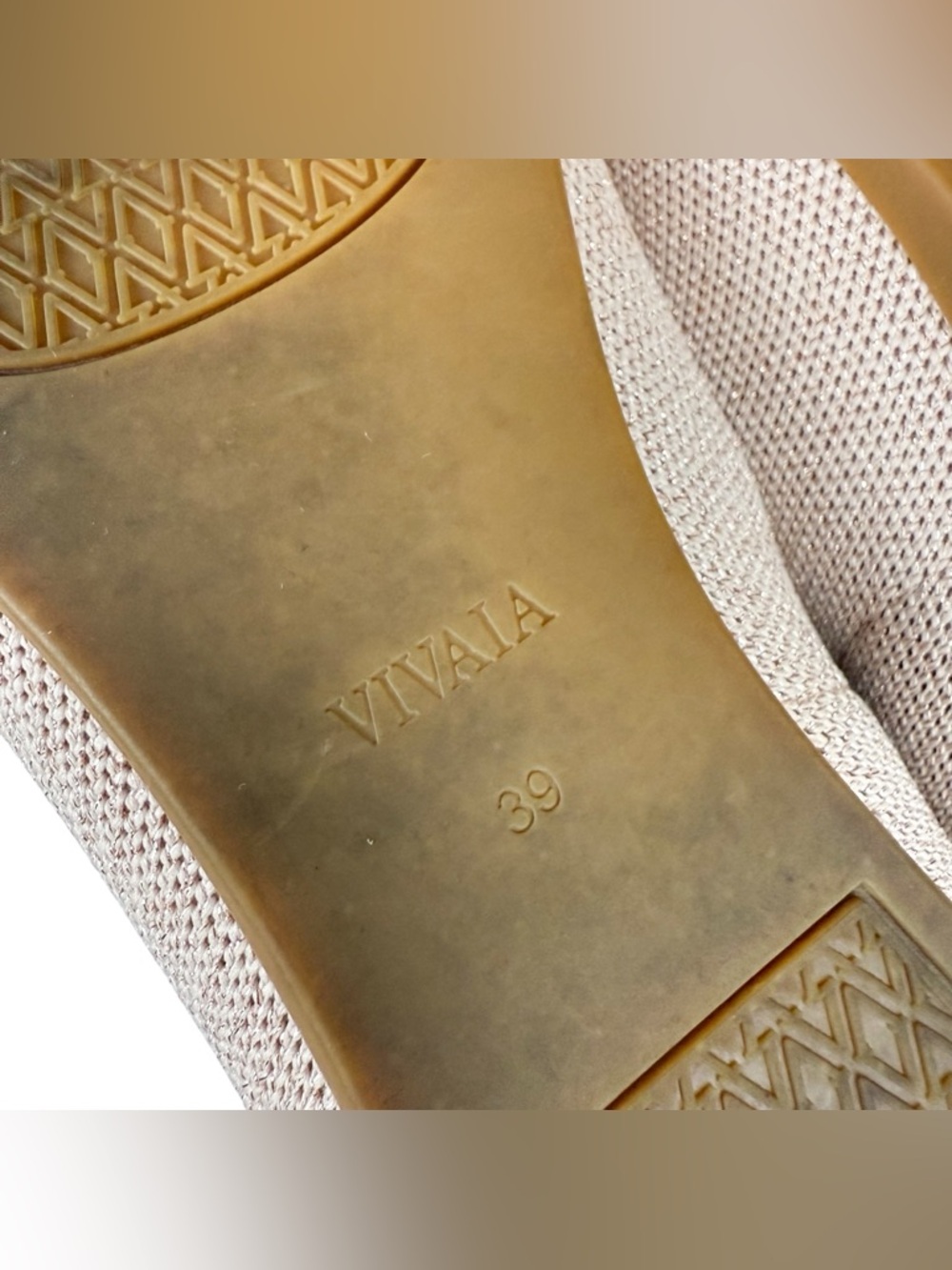 Vivaia Azura Pointed Toe Bow Flats Elegant Bow Style Rose Gold Size 39/8 - Picture 15 of 16